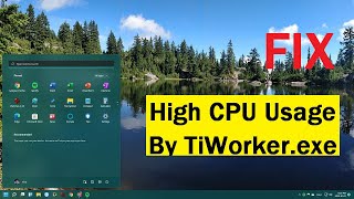 How to Fix High CPU Usage by TiWorkerexe [upl. by Chapa912]