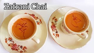 Zafrani chai recipe Saffron tea recipe COOKDELICIOUS11 [upl. by Hajidahk]