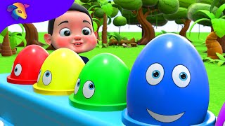 Surprise Eggs Kids Song  BluLoo Nursery Rhymes amp Kids Songs [upl. by Acireit141]