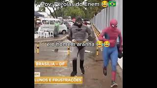 Pérolas do Enem 😂🇧🇷 memesbr comediahumor reportagemengracada tv enem [upl. by Linetta168]