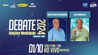 DEBATE  ELEIÇÕES MUNICIPAIS 2024  RODEIROMG [upl. by Paula]