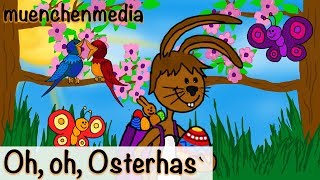 🎵 Oh oh Osterhas  Ostern  Ostereier suchen  Kinderlieder deutsch  muenchenmedia [upl. by Llenol]