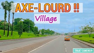 Douala de Yassa à Bonanjo par laxe lourd de Village  Trajet Cameroun [upl. by Bucella]