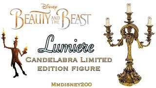 Lumiere Candelabra Limited Edition Figurine Live action Beauty and the Beast [upl. by Aineg]