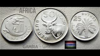 Gambian BUTUTS amp DALASI coins complete set  Vol 2  GAMBIA  WEST AFRICA [upl. by Olivier394]