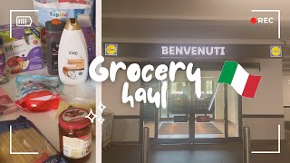 GROCERY SHOPPING HAUL IN MILAN  ITALY [upl. by Ermin]