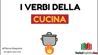 I VERBI DELLA CUCINA [upl. by Moraj]