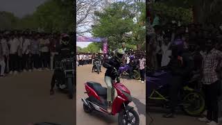 Ooty stunt show college🤩⚡️ stunt short stuntshow ooty college bornthrottle btf [upl. by Acim]