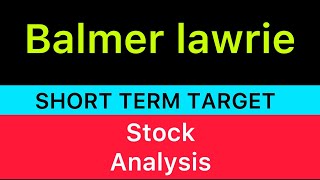 BALMER LAWRIE LTD STOCK TARGET ANALYSIS ⚪️ BALMER LAWRIE SHARE NEWS  BALMER LARIE ANALYSIS 301124 [upl. by Anahsar]