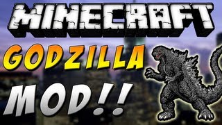 Minecraft 164  Review de GODZILLA MOD  ESPAÑOL TUTORIAL [upl. by Husain675]