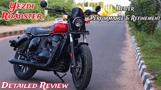 2023 Yezdi Roadster Review  Better Performance  Refinement and Comfort [upl. by Earissed]