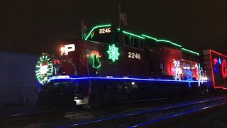 Canadian Pacific Holiday Train at Allen Park MI 12122 [upl. by Cagle]