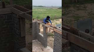 🔨How to you👍lintel finishing ⁉️ construction work 💥 youtubeshorts 🔨 [upl. by Enihpad310]