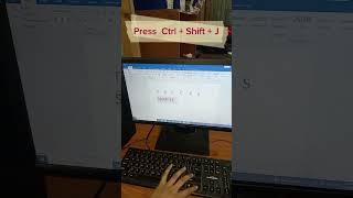 How to Change Letter Spacing on word using shortcut keys💻📄 computer letterspace word [upl. by Akeyla]