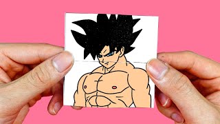 Tutorial Goku Transformations  Endless card [upl. by Dygall712]