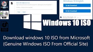 How to Download WINDOWS 10 ISO File  Genuine Windows V 1809 from Microsoft in Hindi [upl. by Millar927]