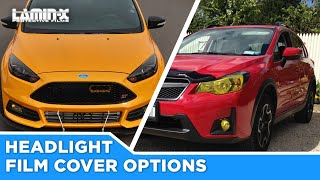 Laminx Headlight Film Cover Color Options [upl. by Enaffit]