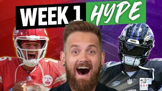 Week 1 Hype  TNF Breakdown StartsSits  Fantasy Football 2024  Ep 1626 [upl. by Junette]