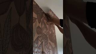 How to quickly hang wallpaper on a wall wallpaper wallpapering [upl. by Nitsu]