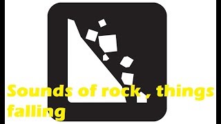 Rock  Thing Falling Sound Effects All Sounds 2 [upl. by Marni]