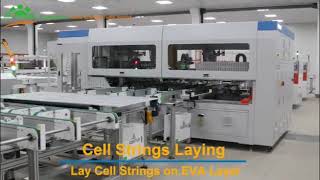 Amerisolar Automatic Production Line Video [upl. by Onirefez169]