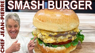 The Perfect Smash Burger  Chef JeanPierre [upl. by Anuahsar]