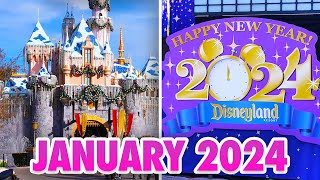 Disneyland Park  January 2024 Walkthrough  Updates New Years Merch amp Haunted Mansion 4K POV [upl. by Bari]