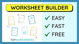 CREATE INTERACTIVE WORKSHEETS WITHIN 5 MINUTES  Use the new BUILDER to create them at high velocity [upl. by Ennairda]