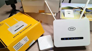 Unboxing MTN 4G5G Router ZLT S50 In Ghana [upl. by Nahallac]