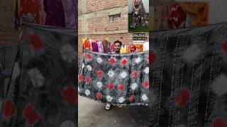 Black lenin saree with red ♥️ butta design sareeshop tamilshort [upl. by Baerman681]