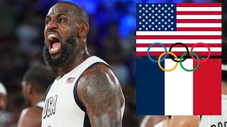 USA VS FRANCE GOLD MEDAL GAME [upl. by Colligan215]