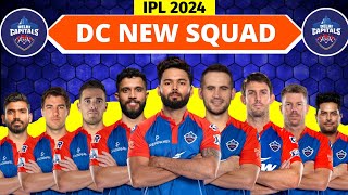 IPL 2024 Delhi Capitals New Squad  Delhi Team Squad 2024  DC Full Squad 2024  DC Team IPL 2024 [upl. by Aicinat]