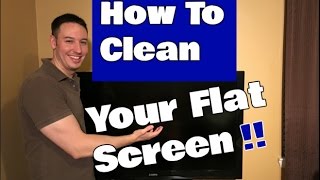 How To Clean a Flat Screen TV  LED LCD Or Plasma [upl. by Goeger936]