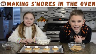 How to Make Smores in the Oven  Cooking with Kids [upl. by Ludba]