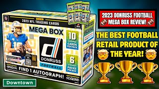 PRODUCT OF THE YEAR🏆 2023 DONRUSS FOOTBALL MEGA BOX REVIEW🏈🔥 [upl. by Irmo]