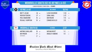 Woodville South B3 v Reynella B3 [upl. by Dorr56]