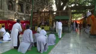 8th International Tripitaka Chanting at Bodhgaya  longer version by Benoy K Behl [upl. by Alyakem]