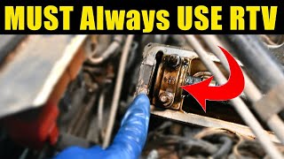 Where to Put RTV on Valve Cover Gaskets  Also Oil Cooler Lines Swap [upl. by Tomkin347]