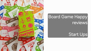 Startups review by Board Game Happy [upl. by Latoyia]