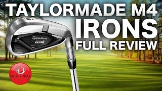 NEW TAYLORMADE M4 IRONS  FULL REVIEW RICK SHIELS [upl. by Ennoved]