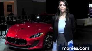 2015 Maserati GranTurismo Centennial Edition  2014 New York Auto Show  Morries Automotive Group [upl. by Heimlich]