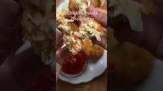 Chicken potato Qroquettes shortvideo pakistanifoodlovers foodie pakistanifoodie foodlover [upl. by Portwin]