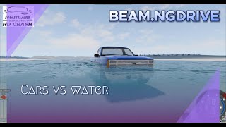 Cars Vs Water  BeamNgDrive  NgBeam nd Crash beamngdrive [upl. by Oringas]