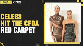 CFDA Awards 2022 Stars hit the CFDA fashion awards red carpet [upl. by Bogart]