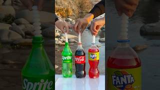 Coke vs Pepsi vs Sprite  Mentos  Unexpected Effect 😱🔥 experiment cokevsmentos [upl. by Neladgam]