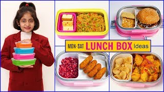 MONDAY To SATURDAY Kids LUNCH BOX Recipes  Snacks Winter Anaysa CookWithNisha [upl. by Yeknarf]