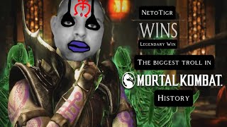 NetoTigr The Biggest Troll in Mortal Kombat [upl. by Dobson]