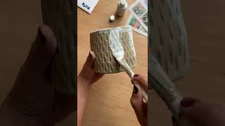 Pottd Satisfying air dry clay pottery tutorial ✨ 🧘 [upl. by Ttcos170]