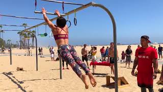 American Ninja Warrior Training at Ninja Beach [upl. by Laurent]