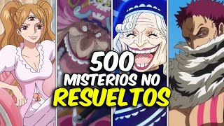 500 MISTERIOS NO RESUELTOS de ONE PIECE Arco de Whole Cake [upl. by Brasca]